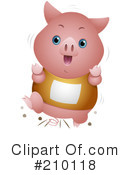 Pig Clipart #210118 by BNP Design Studio