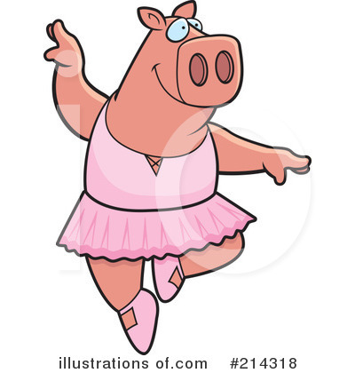 Pig Clipart #214318 by Cory Thoman