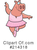 Pig Clipart #214318 by Cory Thoman