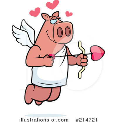 Royalty-Free (RF) Pig Clipart Illustration by Cory Thoman - Stock Sample #214721