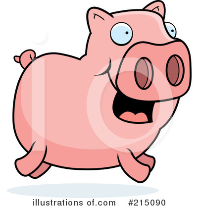 Pig Clipart #215090 by Cory Thoman