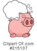 Pig Clipart #215107 by Cory Thoman