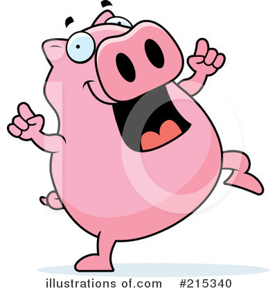 Pig Clipart #215340 by Cory Thoman