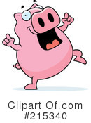 Pig Clipart #215340 by Cory Thoman