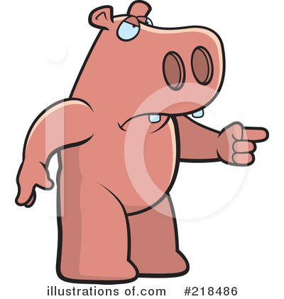 Royalty-Free (RF) Pig Clipart Illustration by Cory Thoman - Stock Sample #218486