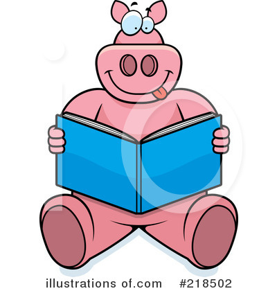Royalty-Free (RF) Pig Clipart Illustration by Cory Thoman - Stock Sample #218502