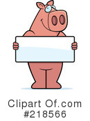 Pig Clipart #218566 by Cory Thoman