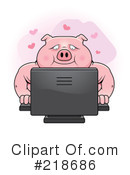 Pig Clipart #218686 by Cory Thoman