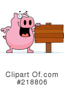 Pig Clipart #218806 by Cory Thoman