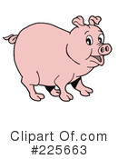 Pig Clipart #225663 by LaffToon