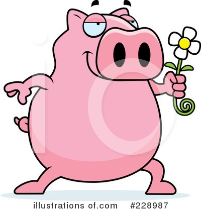 Royalty-Free (RF) Pig Clipart Illustration by Cory Thoman - Stock Sample #228987