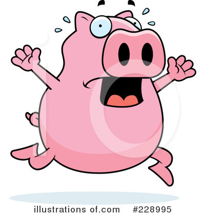Royalty-Free (RF) Pig Clipart Illustration by Cory Thoman - Stock Sample #228995