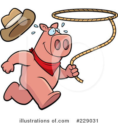 Royalty-Free (RF) Pig Clipart Illustration by Cory Thoman - Stock Sample #229031
