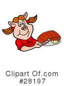 Pig Clipart #28197 by LaffToon