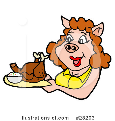 Barbecue Clipart #28203 by LaffToon