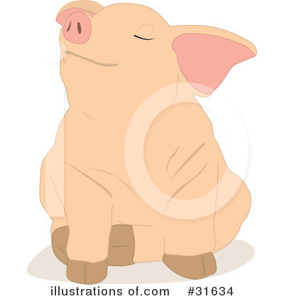 Royalty-Free (RF) Pig Clipart Illustration by PlatyPlus Art - Stock Sample #31634