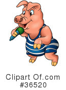 Pig Clipart #36520 by dero