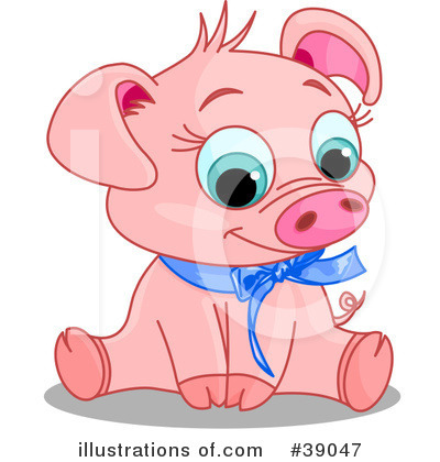 Pig Clipart #39047 by Pushkin