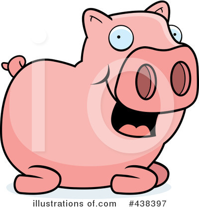 Royalty-Free (RF) Pig Clipart Illustration by Cory Thoman - Stock Sample #438397