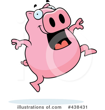 Royalty-Free (RF) Pig Clipart Illustration by Cory Thoman - Stock Sample #438431