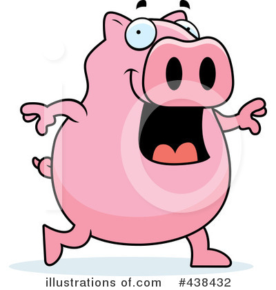 Royalty-Free (RF) Pig Clipart Illustration by Cory Thoman - Stock Sample #438432