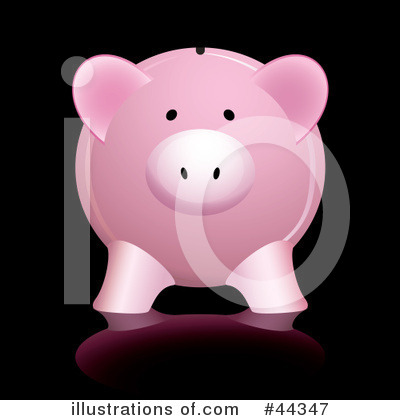 Royalty-Free (RF) Pig Clipart Illustration by michaeltravers - Stock Sample #44347