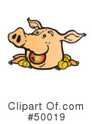 Pig Clipart #50019 by Snowy
