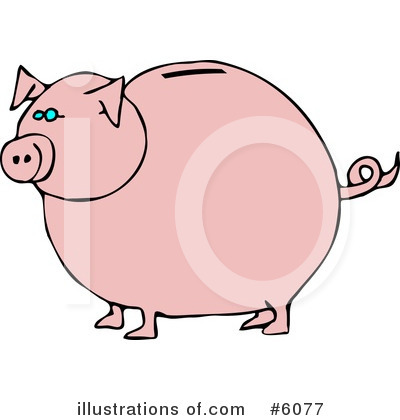 Pig Clipart #6077 by djart
