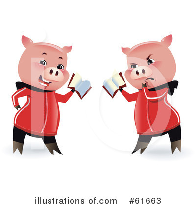 Pig Clipart #61663 by Monica