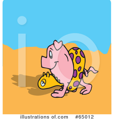Royalty-Free (RF) Pig Clipart Illustration by Dennis Holmes Designs - Stock Sample #65012