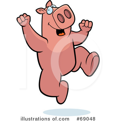 Royalty-Free (RF) Pig Clipart Illustration by Cory Thoman - Stock Sample #69048