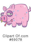 Pig Clipart #69078 by John Schwegel