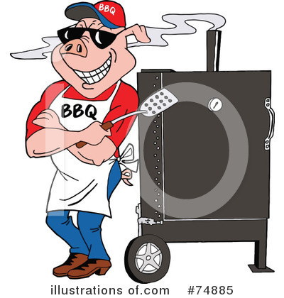 Bbq Smoker Clipart #74885 by LaffToon