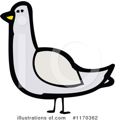 Royalty-Free (RF) Pigeon Clipart Illustration by lineartestpilot - Stock Sample #1170362