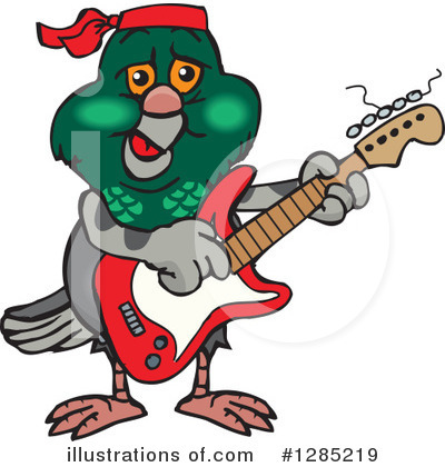 Pigeon Clipart #1285219 by Dennis Holmes Designs