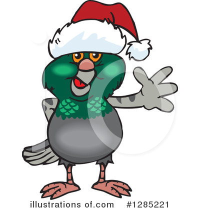 Royalty-Free (RF) Pigeon Clipart Illustration by Dennis Holmes Designs - Stock Sample #1285221