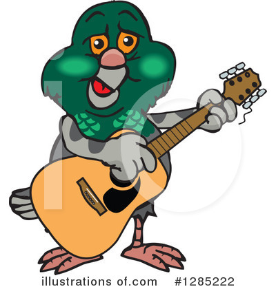 Royalty-Free (RF) Pigeon Clipart Illustration by Dennis Holmes Designs - Stock Sample #1285222