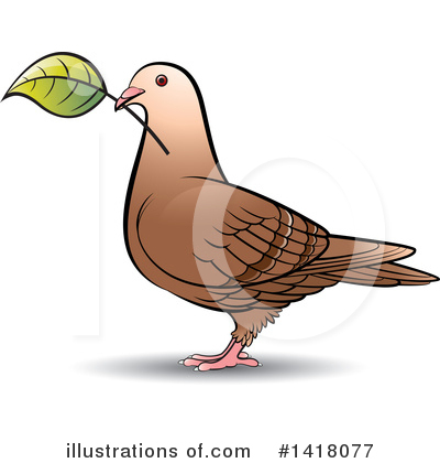 Royalty-Free (RF) Pigeon Clipart Illustration by Lal Perera - Stock Sample #1418077