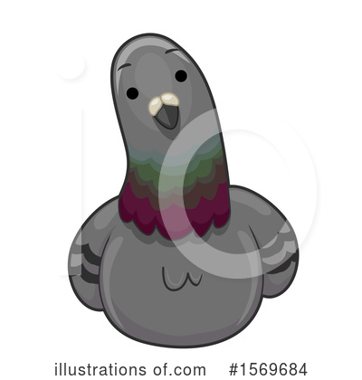 Royalty-Free (RF) Pigeon Clipart Illustration by BNP Design Studio - Stock Sample #1569684