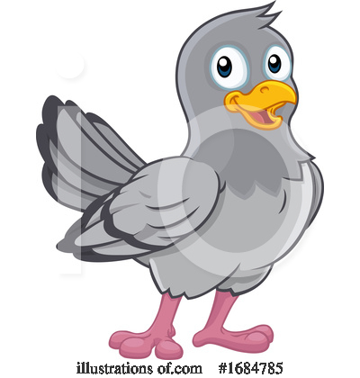 Royalty-Free (RF) Pigeon Clipart Illustration by AtStockIllustration - Stock Sample #1684785