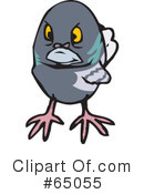 Pigeon Clipart #65055 by Dennis Holmes Designs