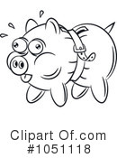 Piggy Bank Clipart #1051118 by gnurf