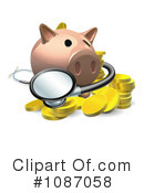 Piggy Bank Clipart #1087058 by AtStockIllustration