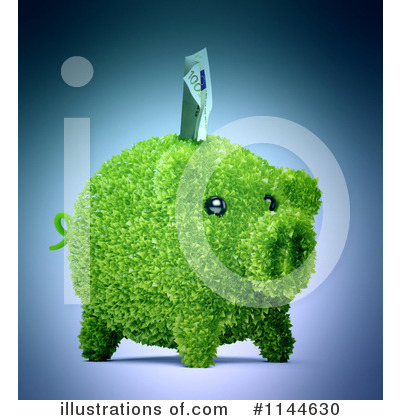 Royalty-Free (RF) Piggy Bank Clipart Illustration by Mopic - Stock Sample #1144630