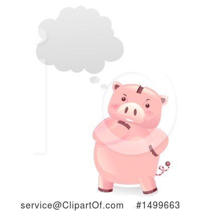 Royalty-Free (RF) Piggy Bank Clipart Illustration by BNP Design Studio - Stock Sample #1499663