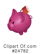 Piggy Bank Clipart #24782 by KJ Pargeter