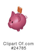 Piggy Bank Clipart #24785 by KJ Pargeter