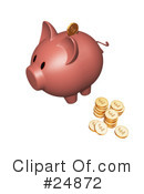 Piggy Bank Clipart #24872 by KJ Pargeter