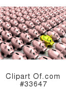 Piggy Bank Clipart #33647 by KJ Pargeter