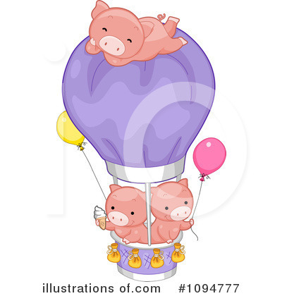 Royalty-Free (RF) Pigs Clipart Illustration by BNP Design Studio - Stock Sample #1094777
